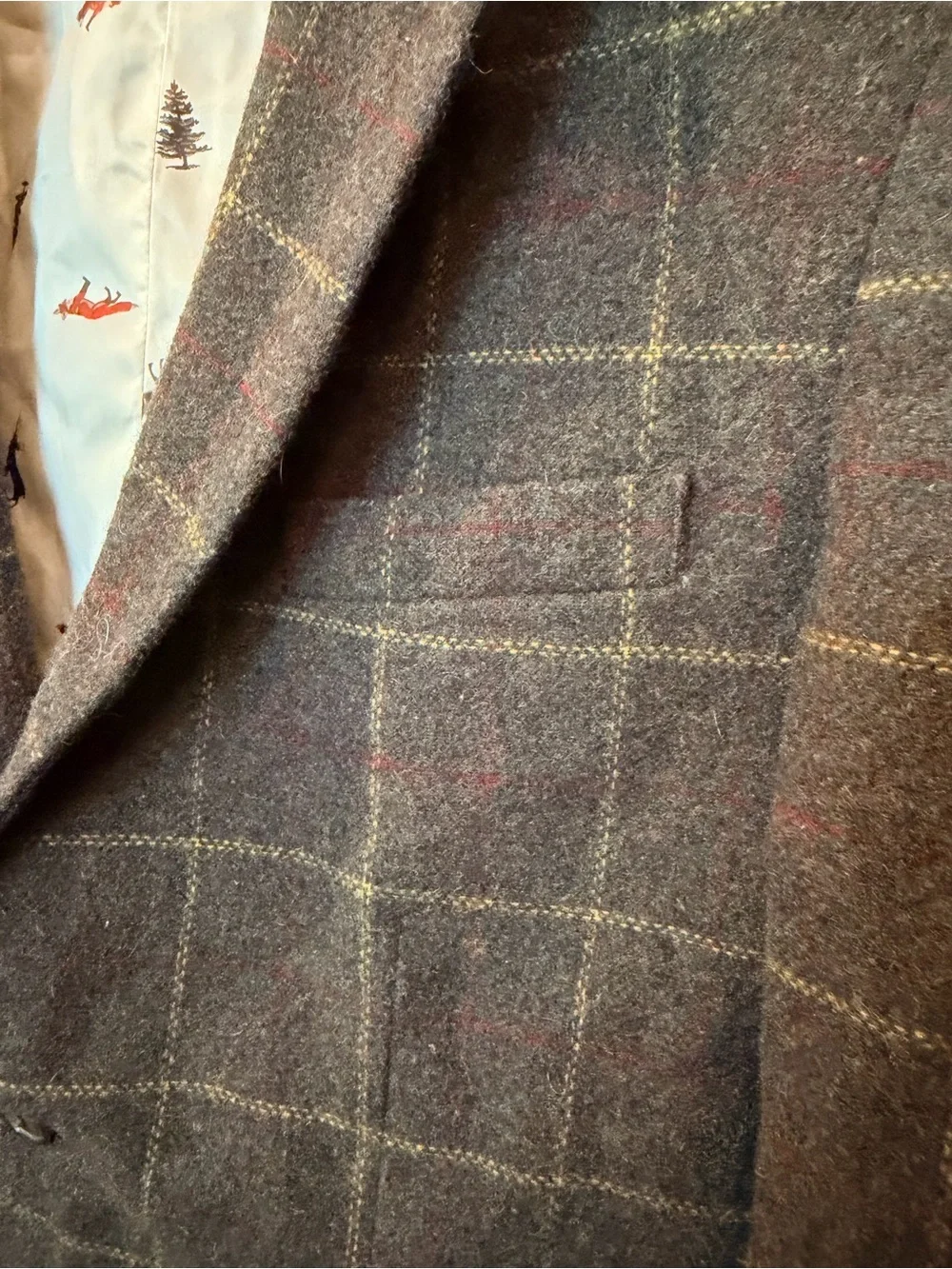 Class Club Gold Label Boys Wool Blend Blazer 14/16 | Windowpane Plaid
